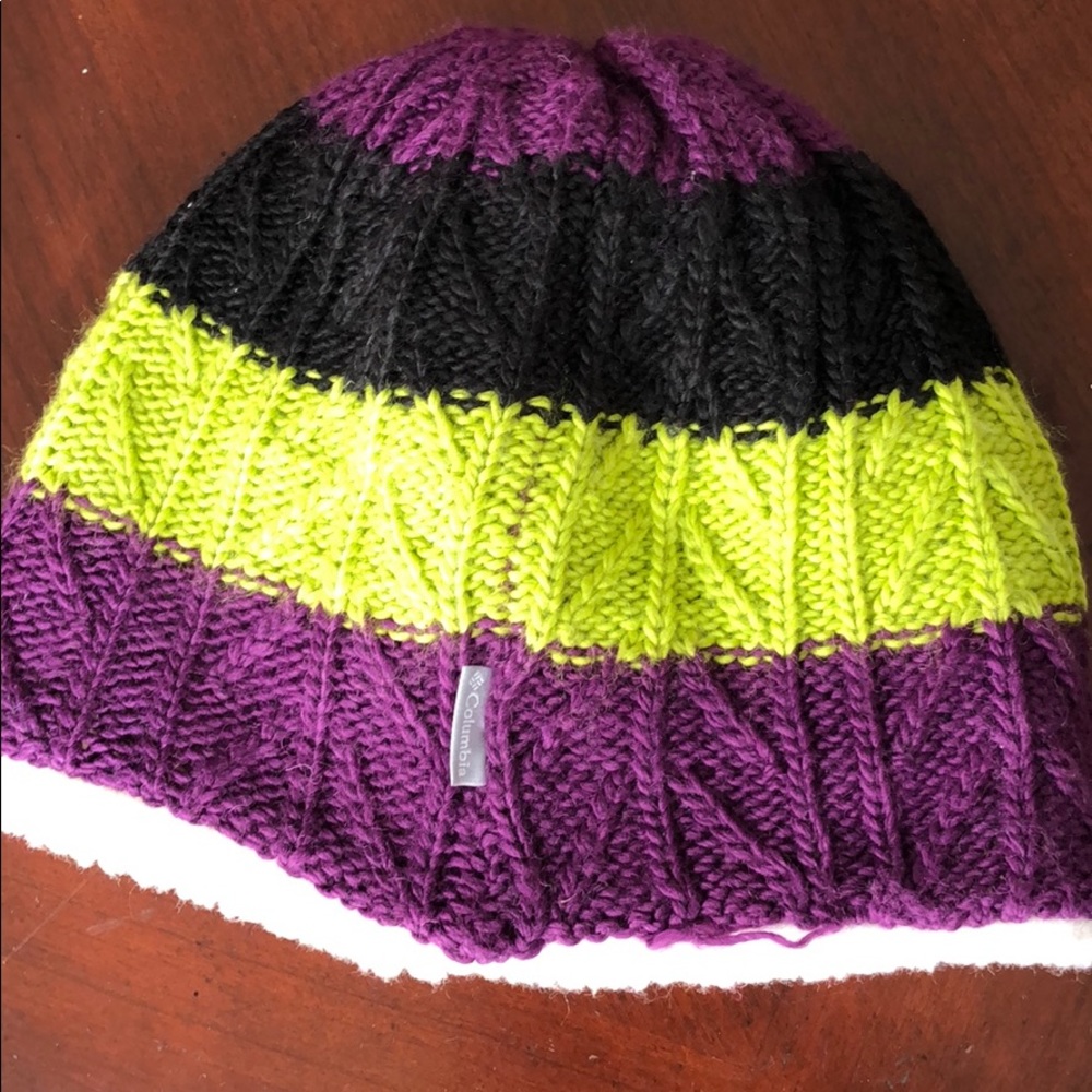 Columbia Unisex Winter Striped Hat Beanie